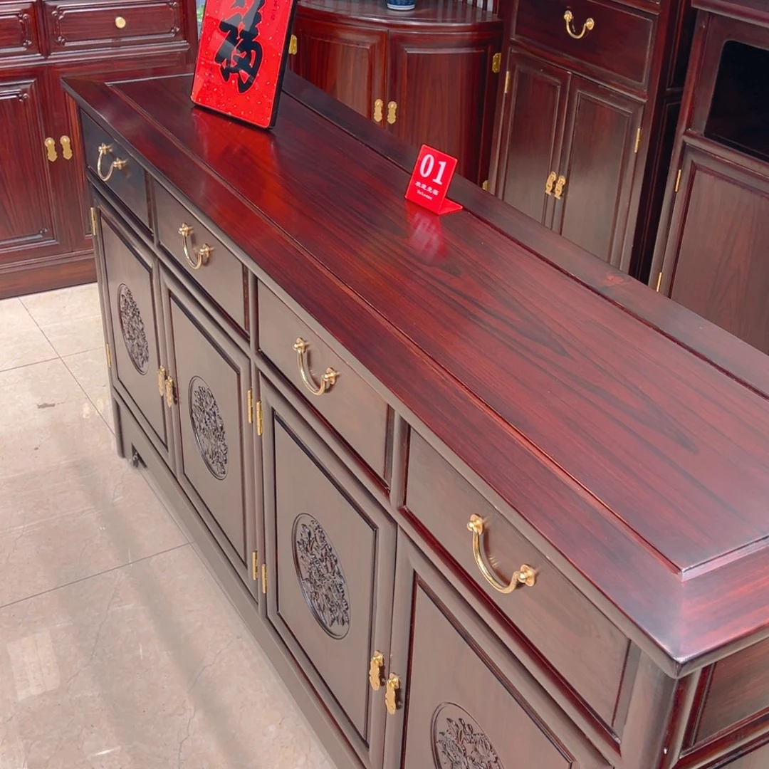 三***磊黑酸枝木类柜类家具餐边柜