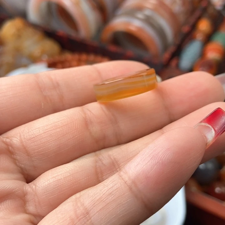 玛瑙/玉髓珠宝半成品未镶嵌跑环