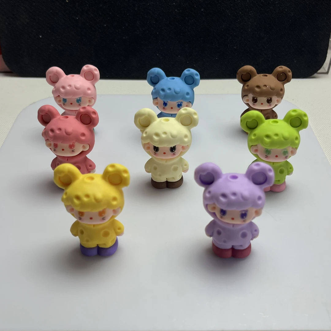 整套崽崽diy动物桌面摆件家用玩具生日礼物公仔网红创意立体可爱