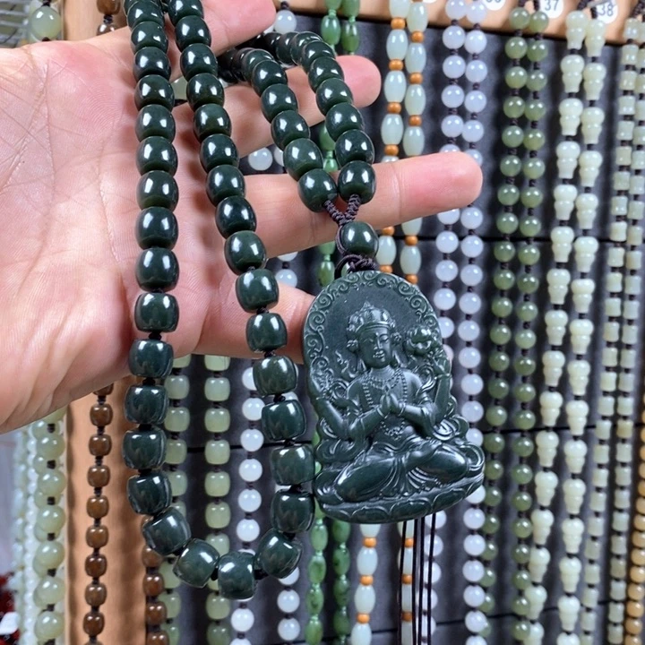 金***业和田玉未镶嵌项链和田玉项链