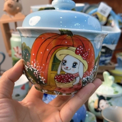 炉景德镇釉下手绘陶瓷