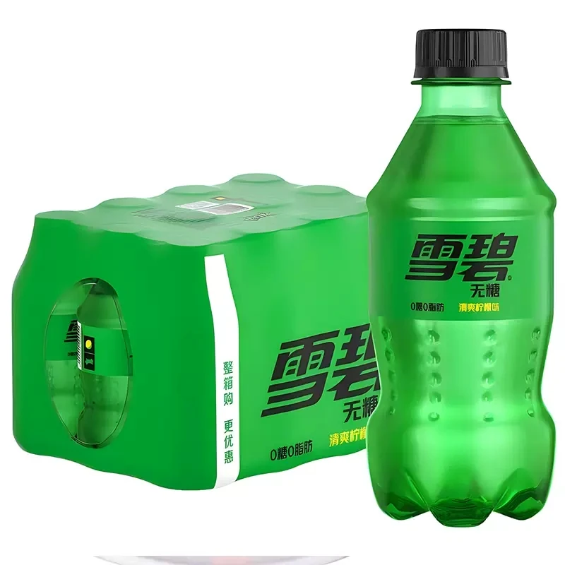 【到手12瓶】雪碧无糖300ml*12瓶整箱清爽柠檬味汽水碳酸饮料解渴