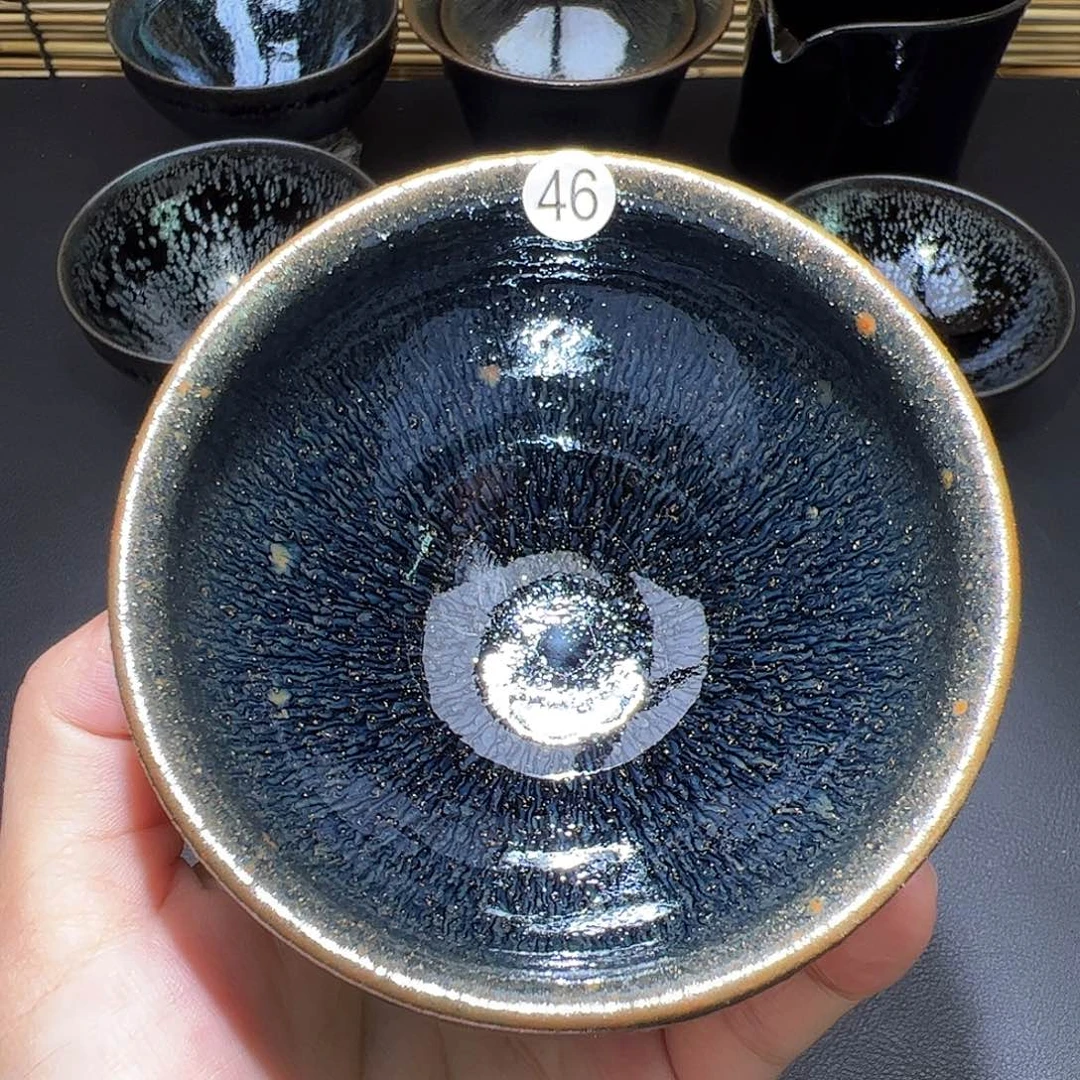 茶盏龙窑柴烧建盏