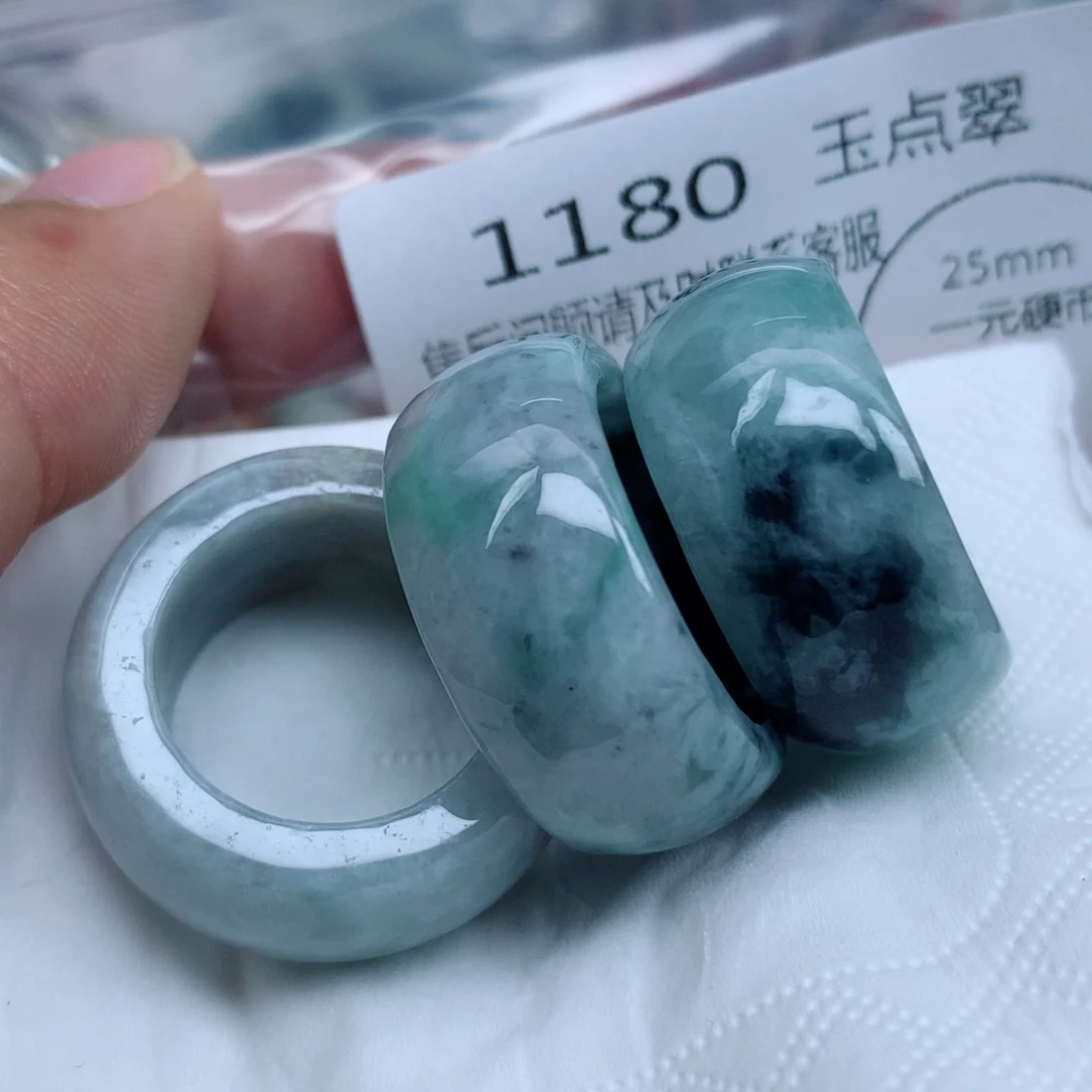 翡翠未镶嵌项链珠子翡翠