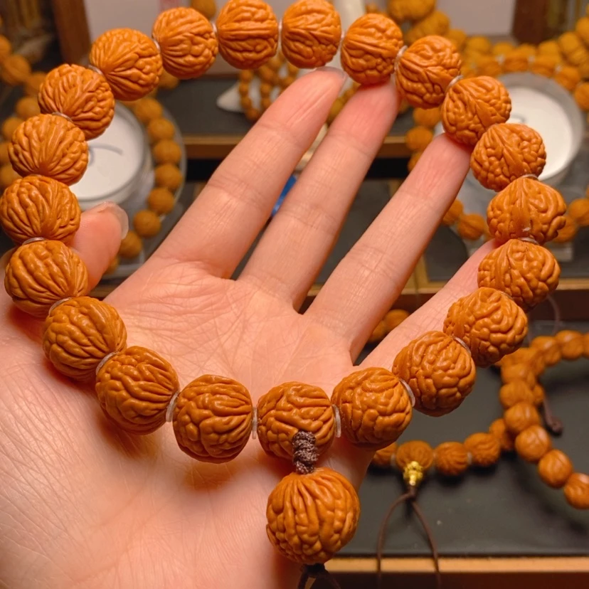 【闪购商品】桃核手串龙文桃核