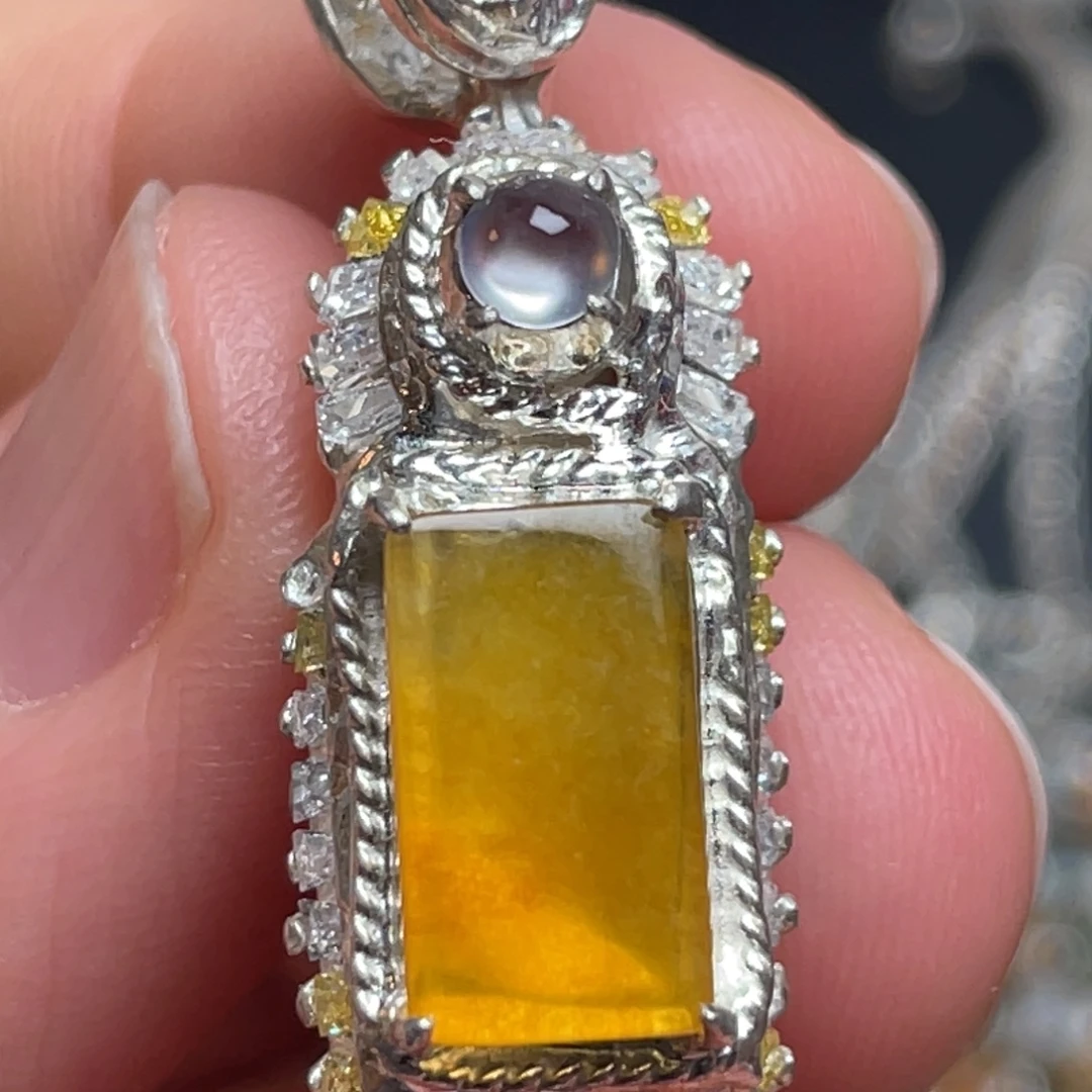 颈饰未镶嵌翡翠纯天然缅甸翡翠A货