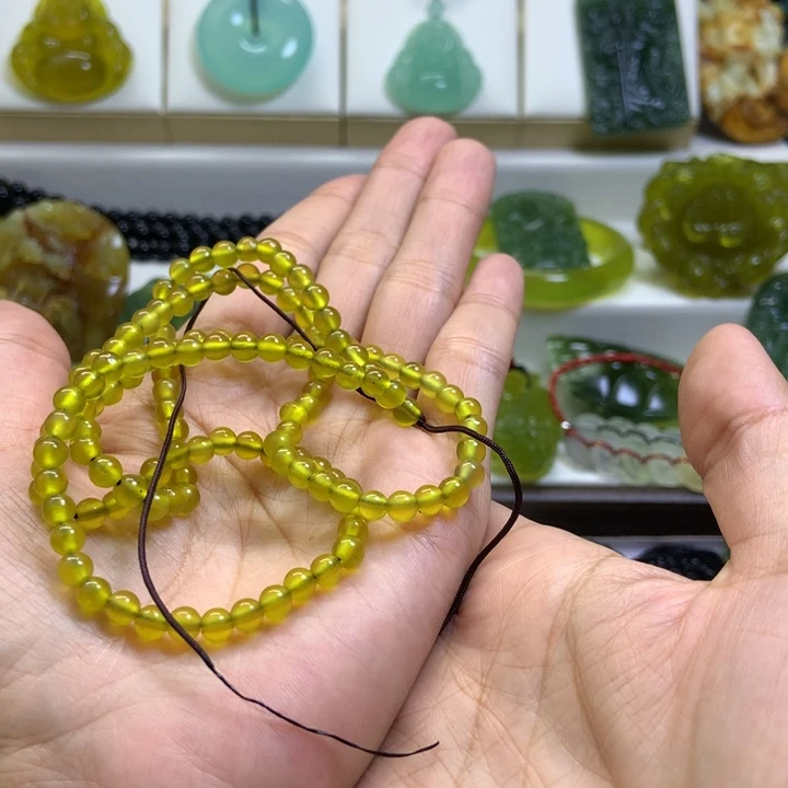 【闪购商品】未镶嵌蛇纹石玉颈饰镜*缘