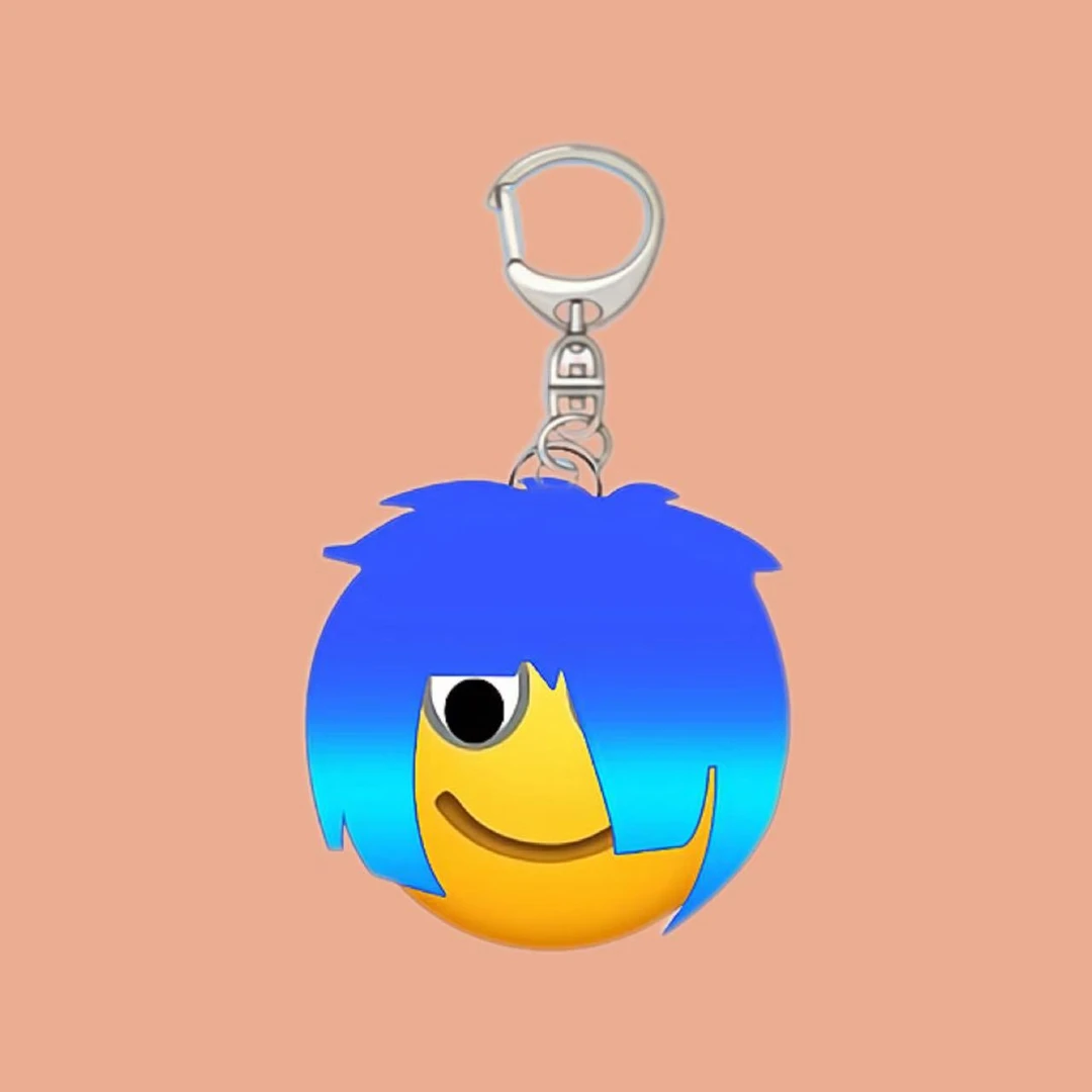 杀马特表情包亚克力钥匙扣可爱搞怪ins挂件