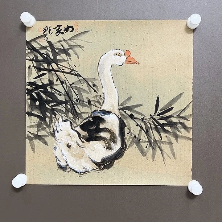 国画刘元乙---手绘原创