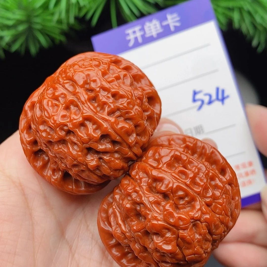 文玩核桃把件43血麒麟524