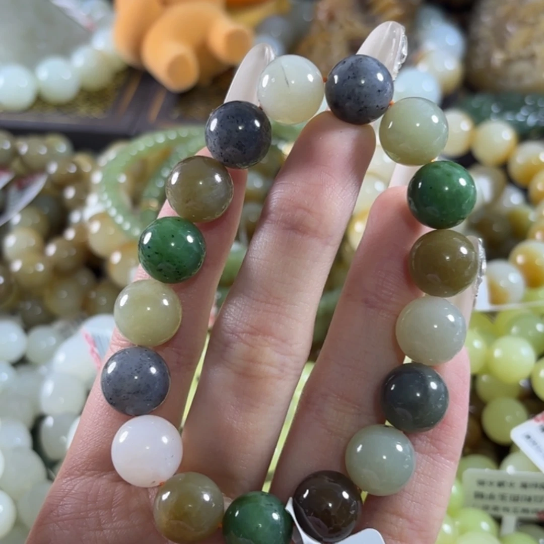 和田玉未镶嵌手链206