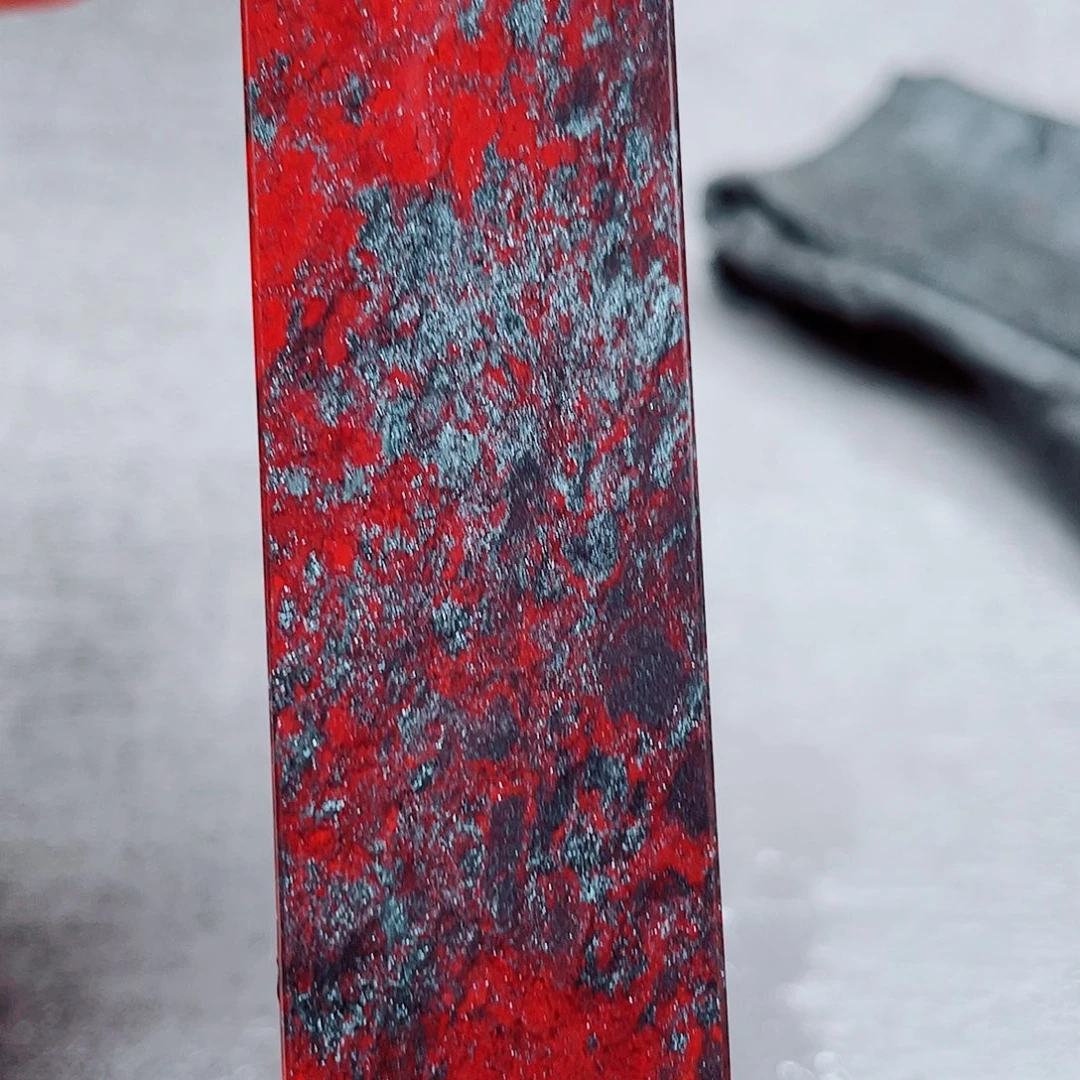 玉桂林鸡血玉印章镇尺22