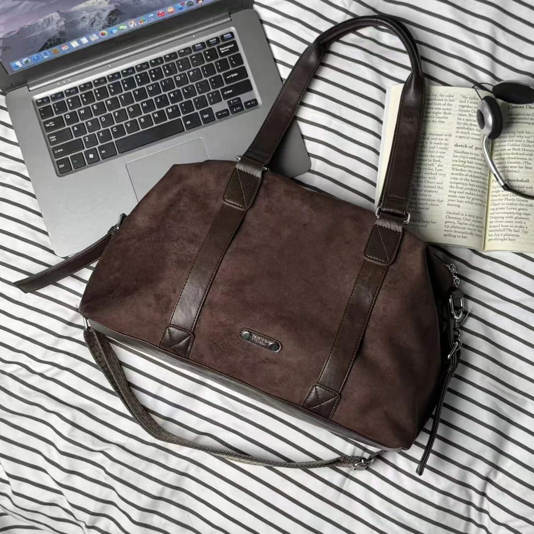 一张同学【长约44宽13高29单位厘米】时尚手提单肩斜挎包C7982咖