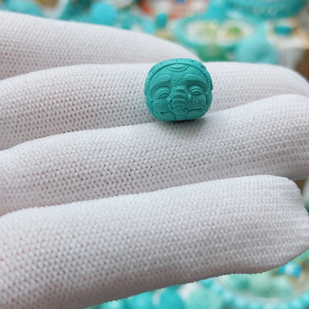 绿松石未镶嵌象神