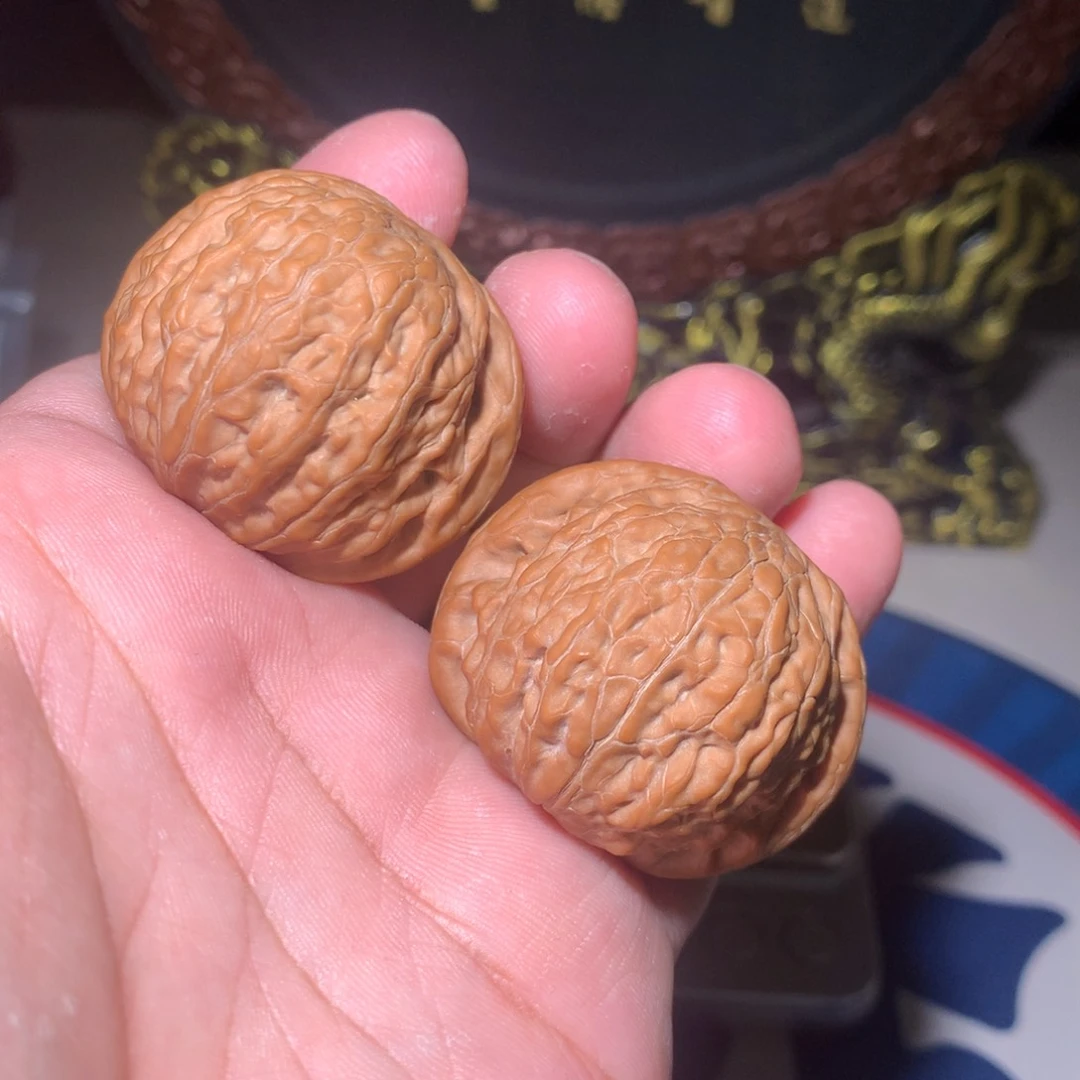 文玩核桃把件铁锤40中