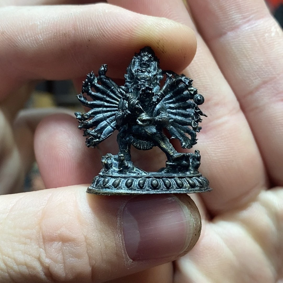 铜铁合金类大威德金刚一尊