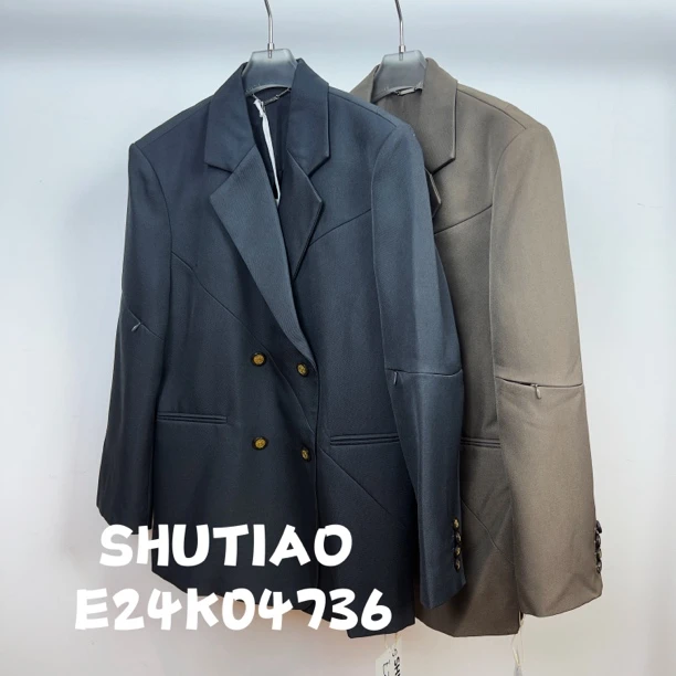【SHUTIAO】2024秋冬：新款小众设计款外套E24K04736