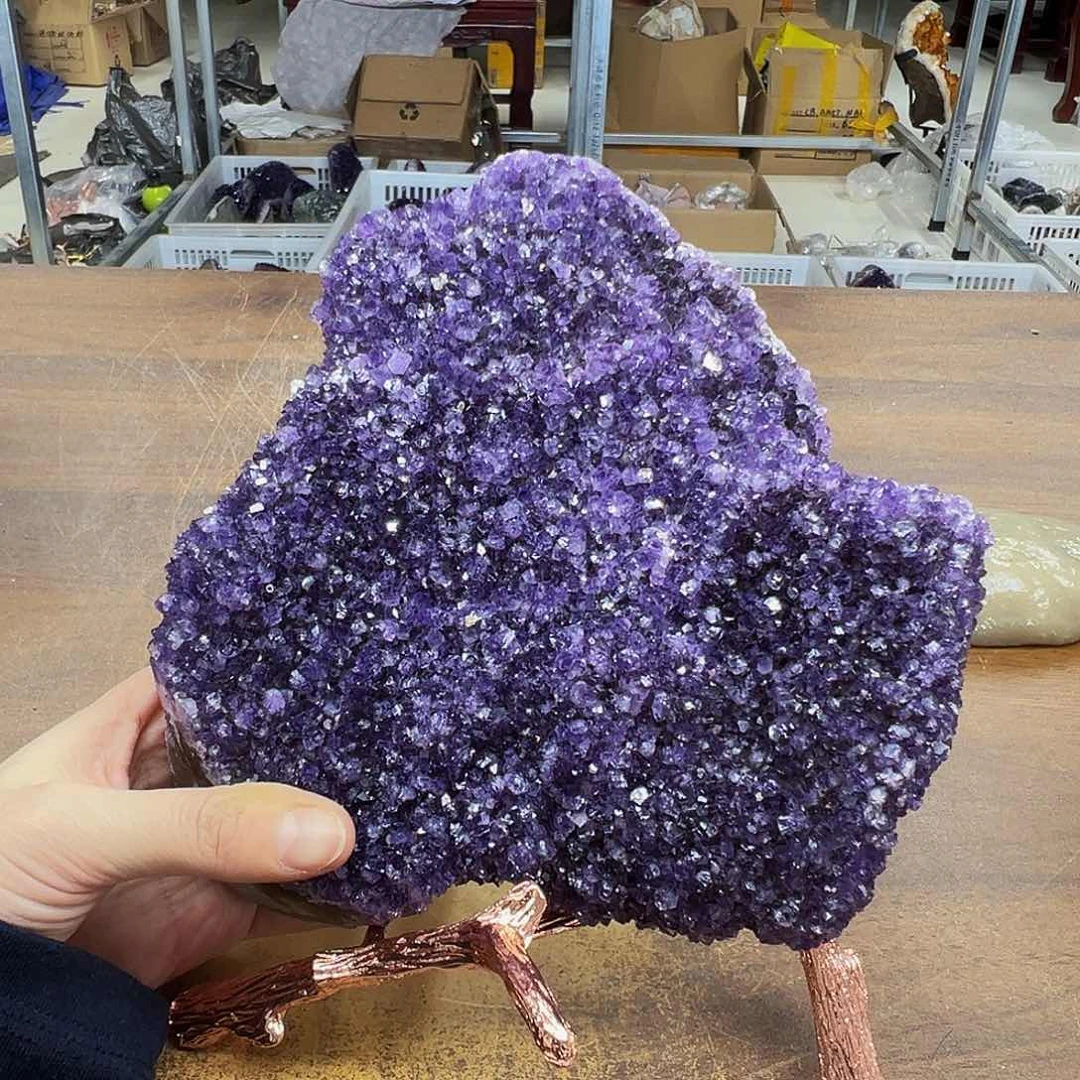 紫晶摆件未镶嵌晶体