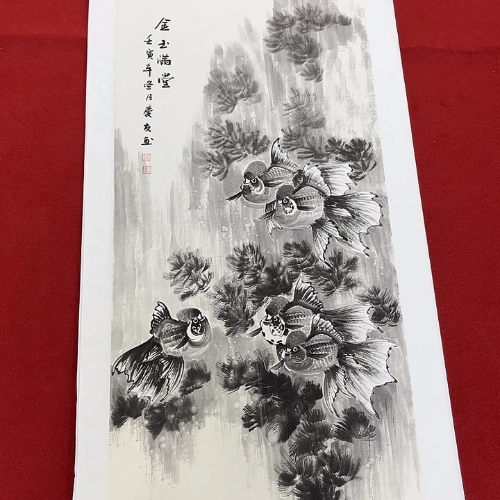 国画手绘图是真的美呀我