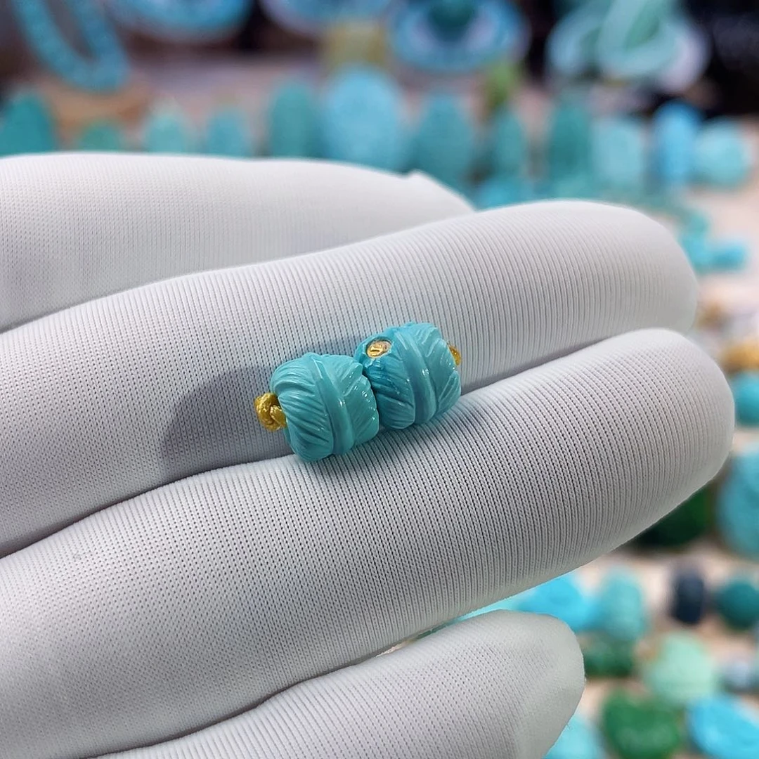 绿松石珠宝奇石未镶嵌