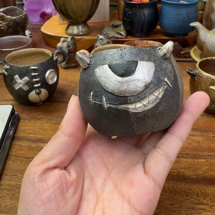 ο***▇内田和彦备前烧大眼萌系列主人杯福利一口价