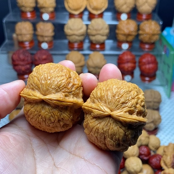 把件文玩核桃金丝绣球34