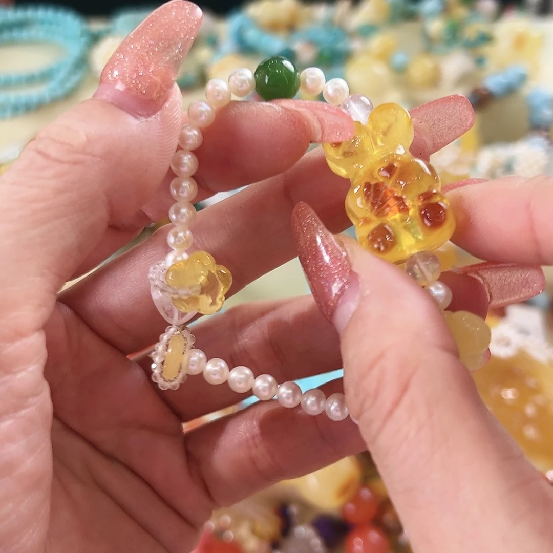 琥珀手链未镶嵌琥珀