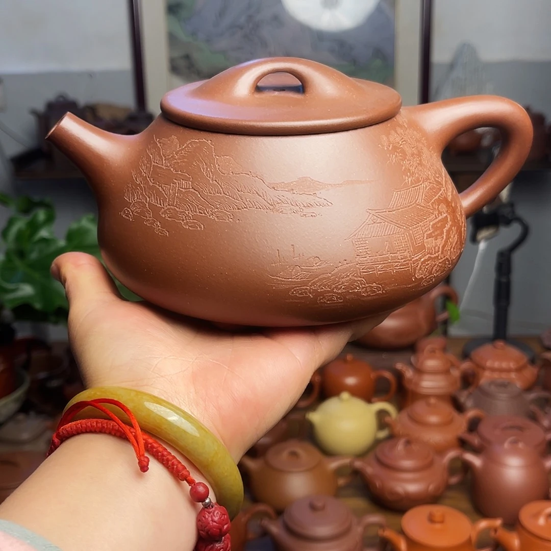 一***雨壶紫砂原矿底槽清石瓢老粉批发价