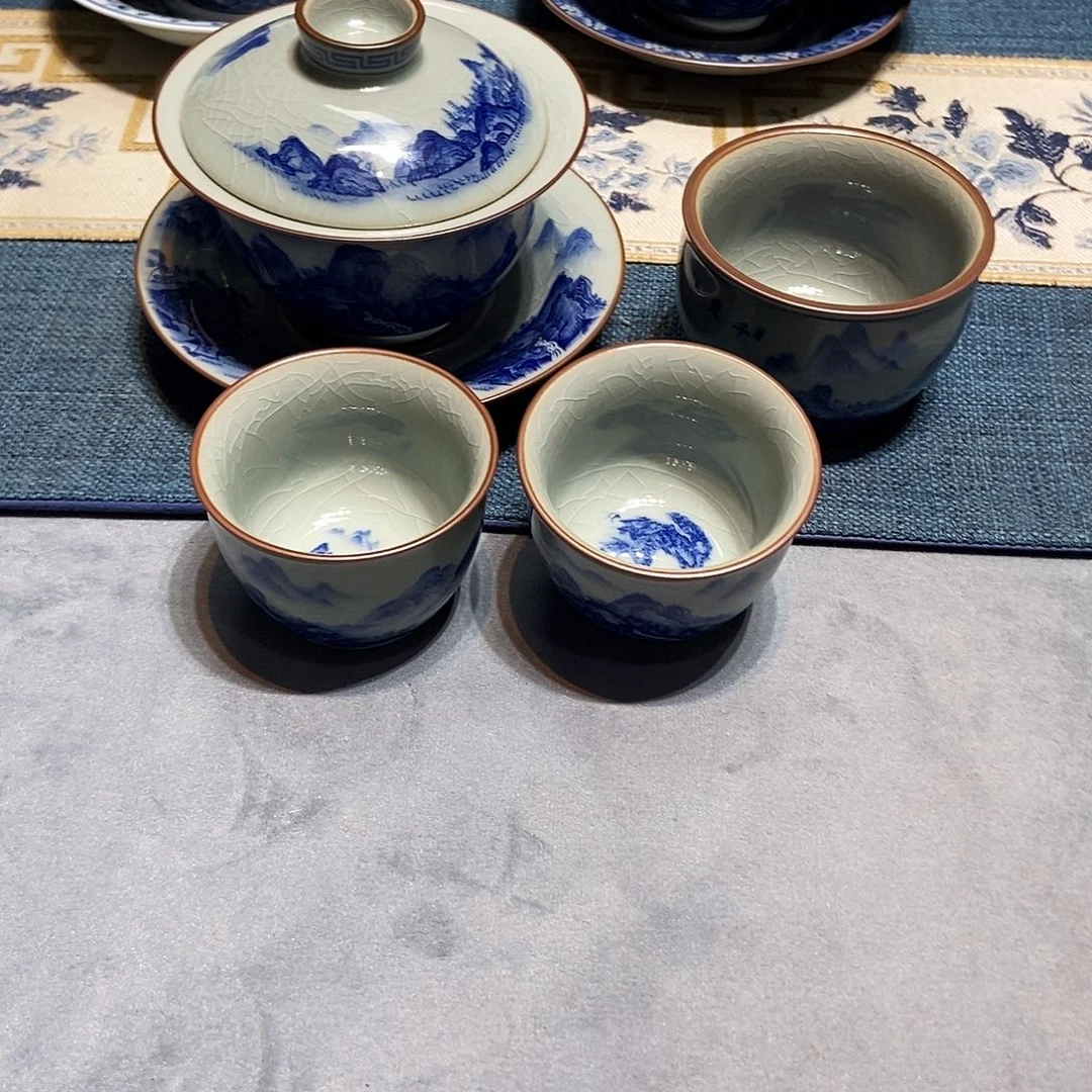 陶简装家用陶瓷茶具