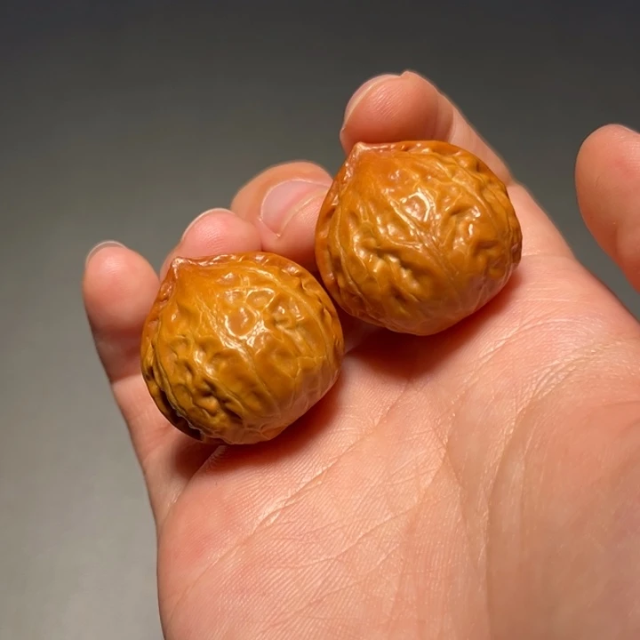 文玩核桃把件黄豆167