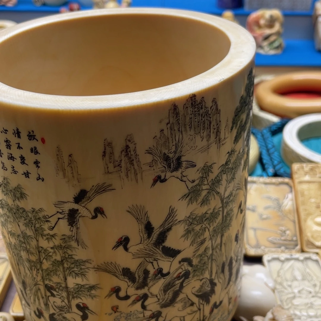 拂***晓猛犸象牙摆件火爆火爆火爆