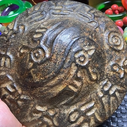 瓷片瓷器紫砂壶摆件