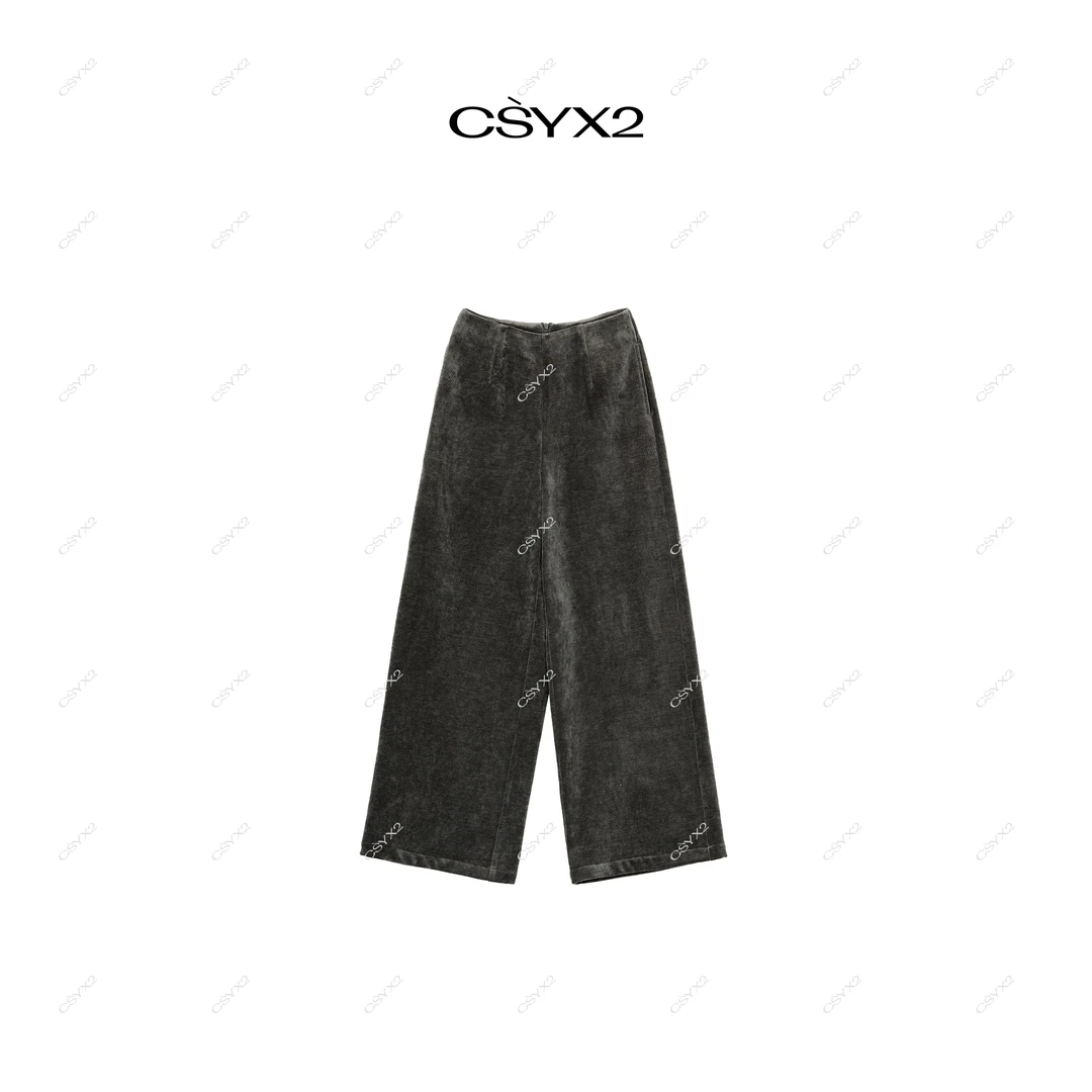 CsyX2-2025A/W 秋冬新品 宽松阔腿休闲裤CZ4DK015