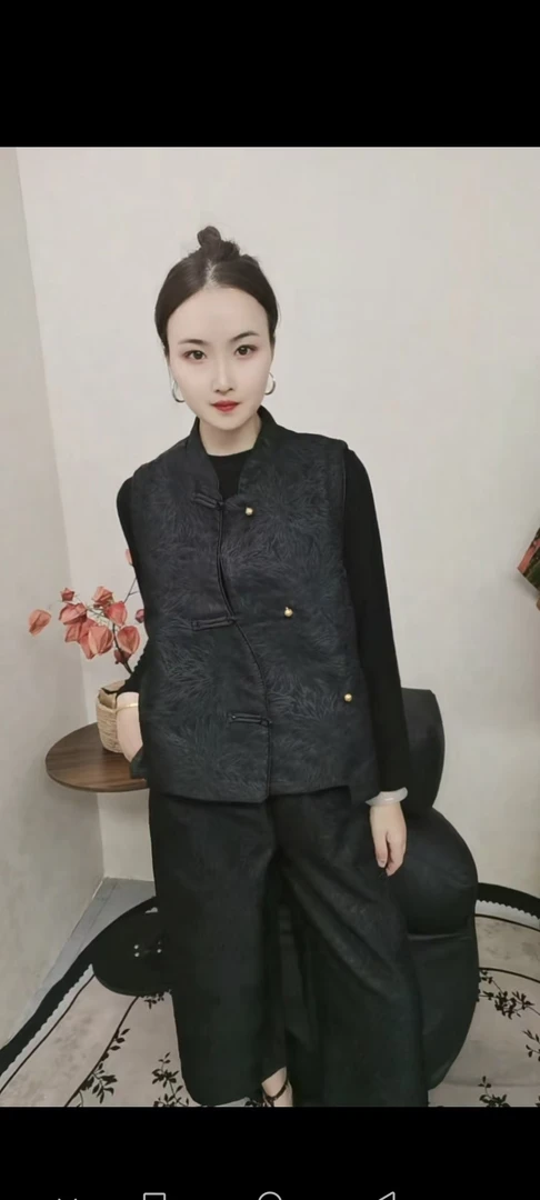 高级时尚重工艺套装新中式女装