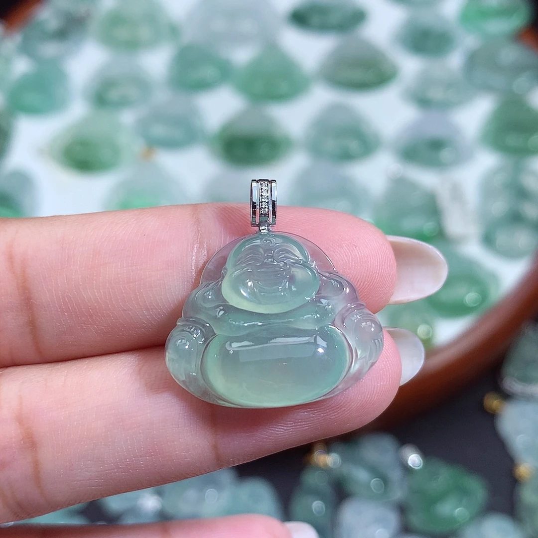 颈饰未镶嵌翡翠佛公
