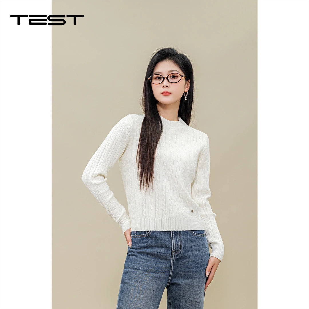 武冈她之蝶25春上衣 1251010款细针织上衣