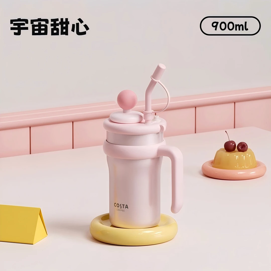 costa巨无霸2.0（保证正品）保温水杯316L不锈钢吸管杯女生喝水杯