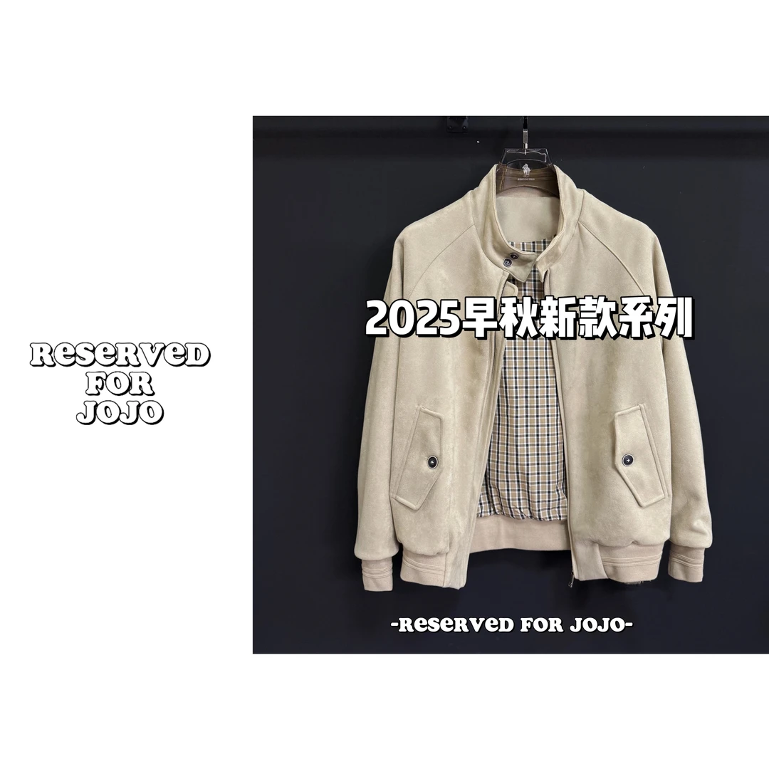 【JOJO专属】2025早秋新款哈灵顿G9老钱风立领夹克外套复古美式