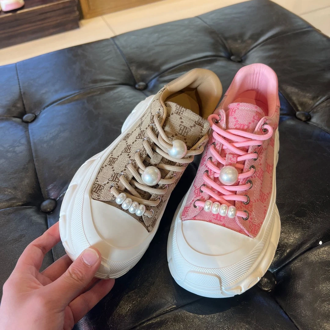 F2潮鞋压花厚底时尚女款板鞋122258