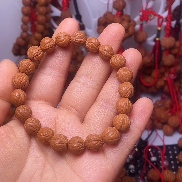 桃核吊坠龙纹桃枭