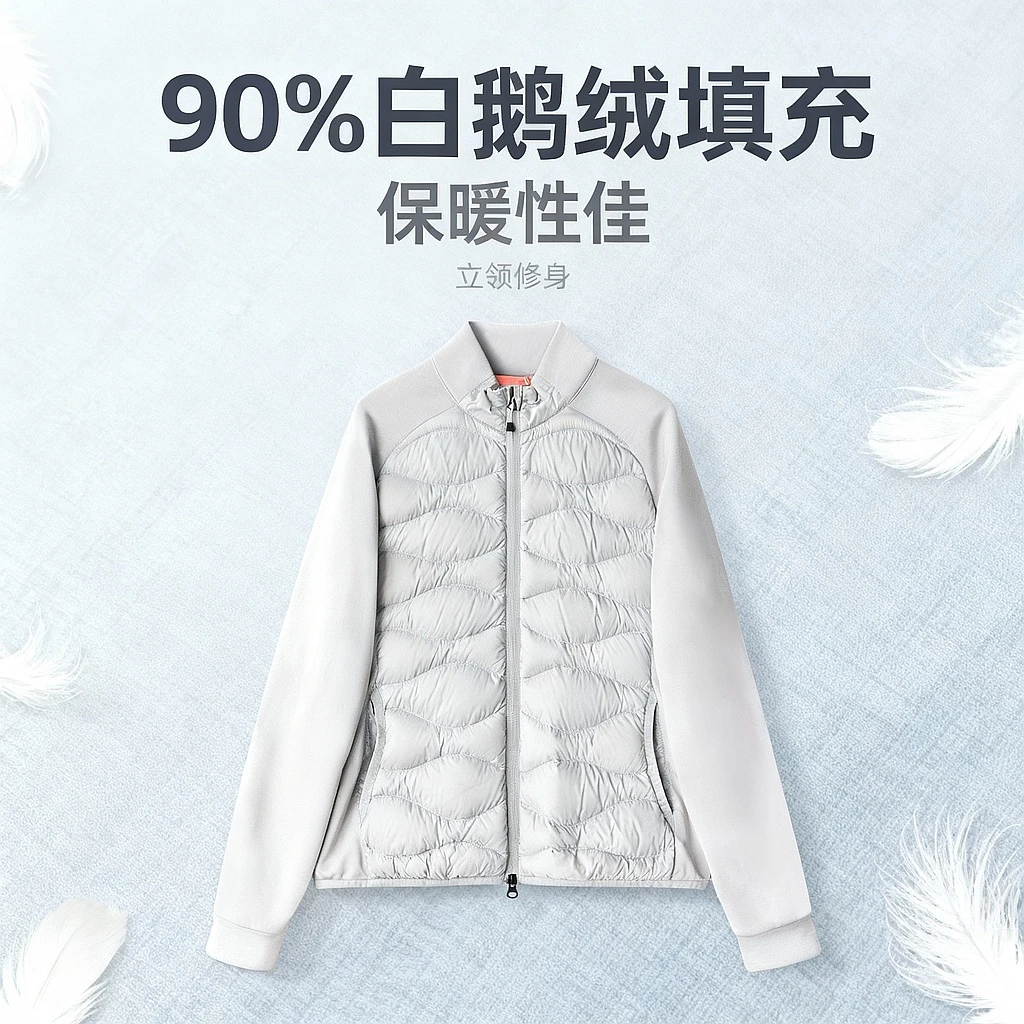 2025新款百搭时尚女士保暖鹅绒服4241