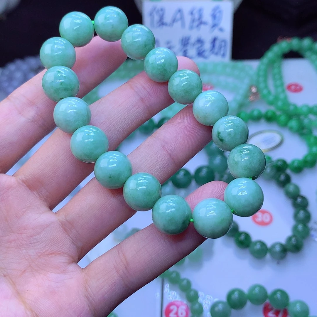 翡翠毛衣链未镶嵌12