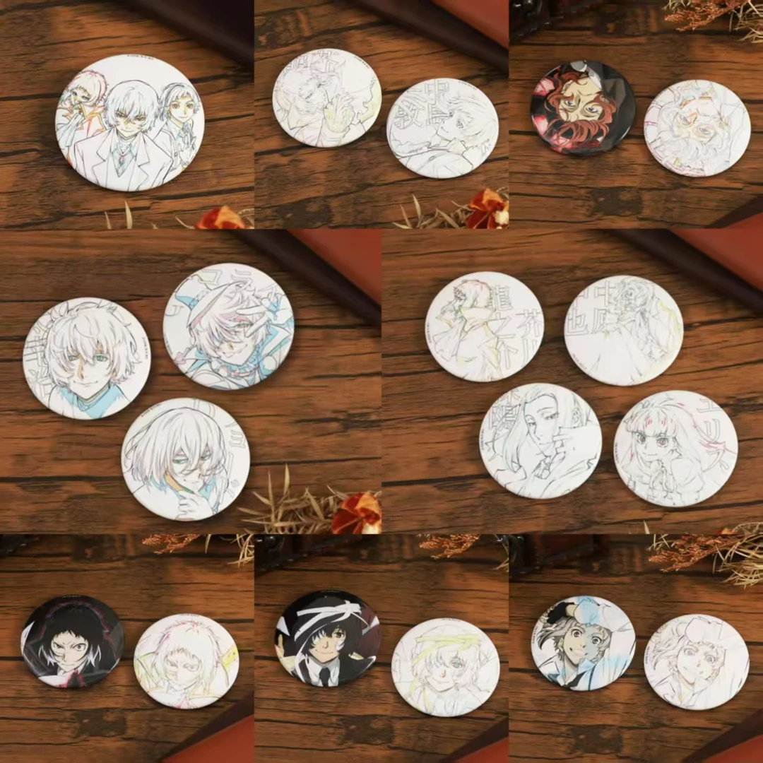 【文豪野犬】Dones store原画线稿吧唧/挂件/亚克力砖系列 潮玩盲盒