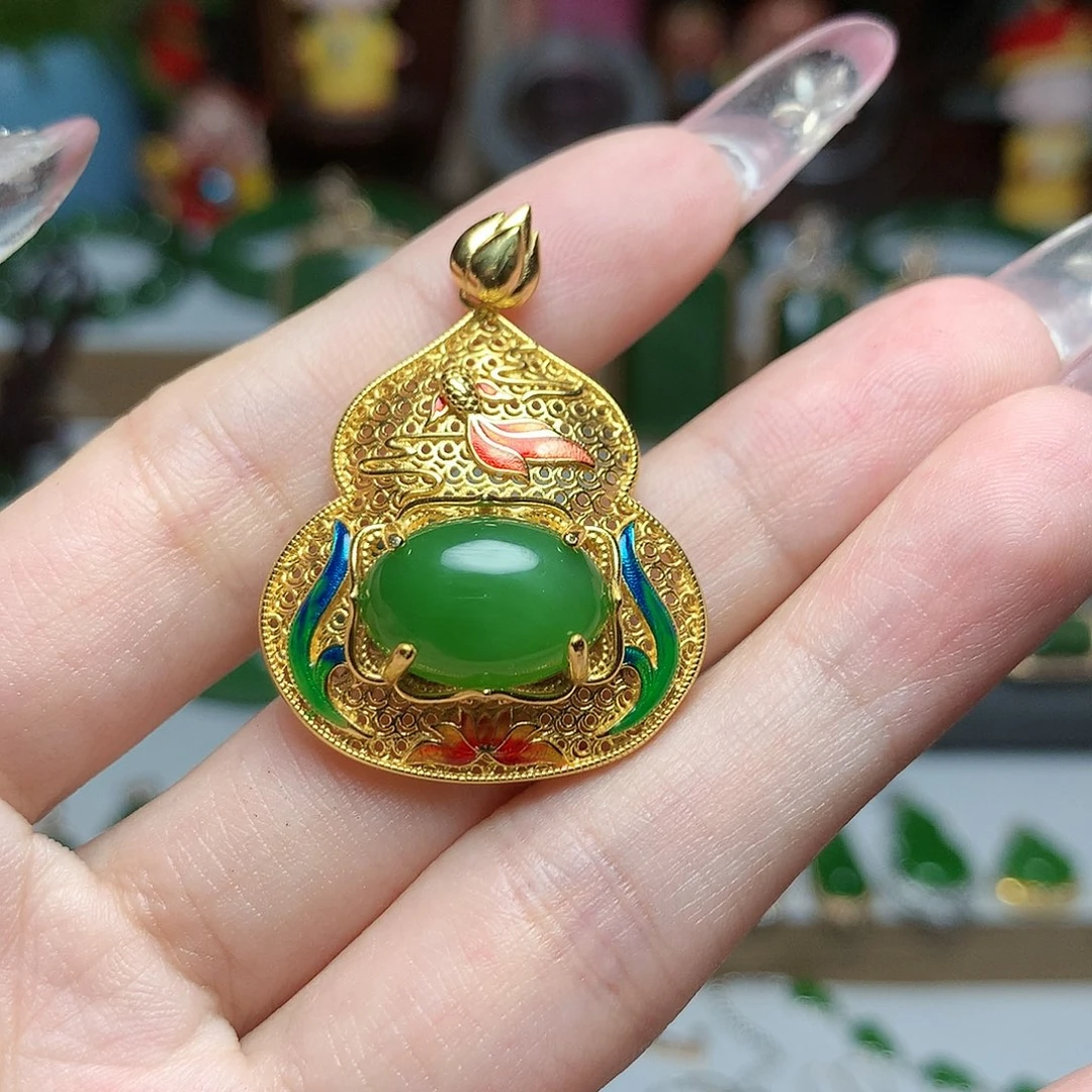 和田玉（碧玉）未镶嵌颈饰波**侠