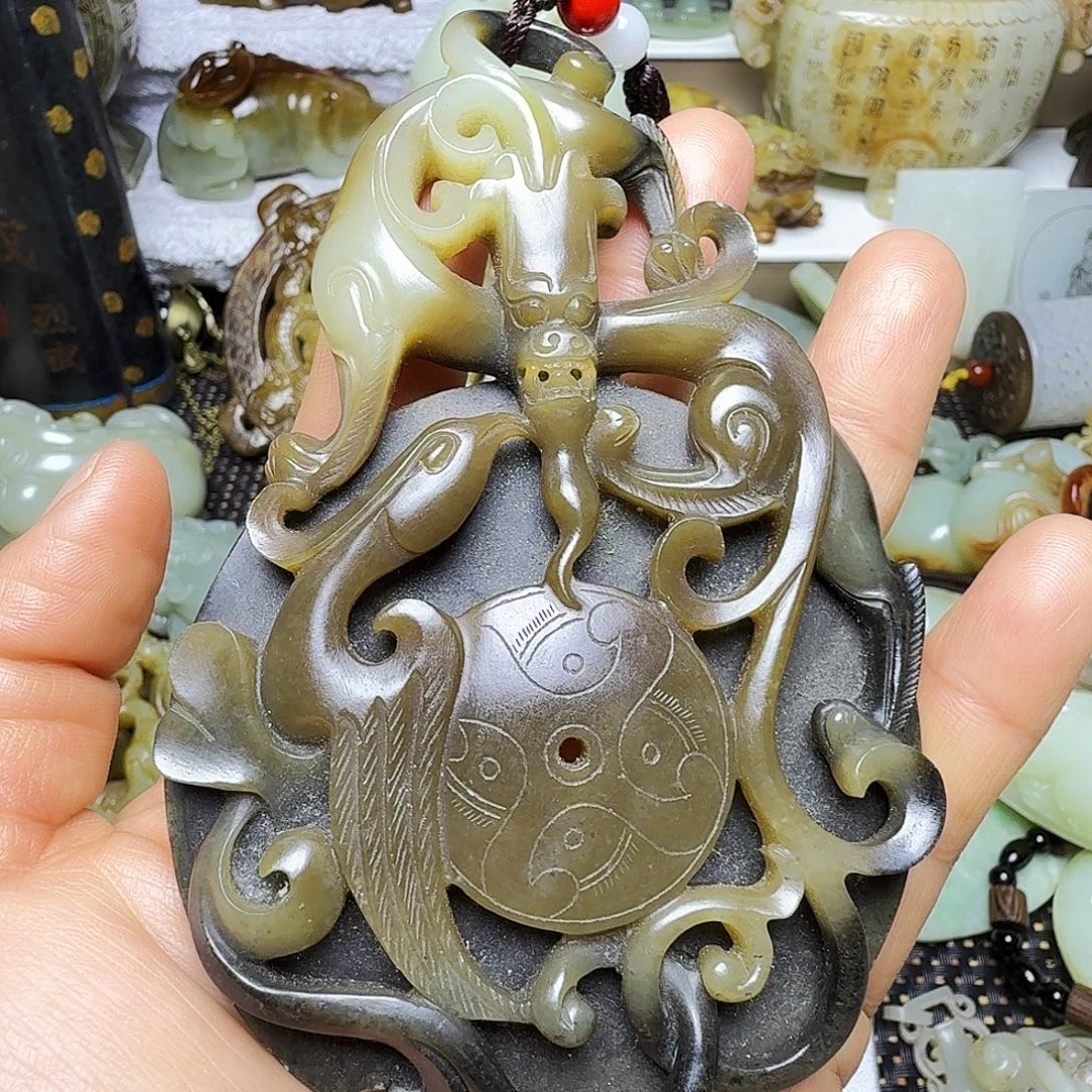 我***贝和田玉（糖玉）未镶嵌颈饰