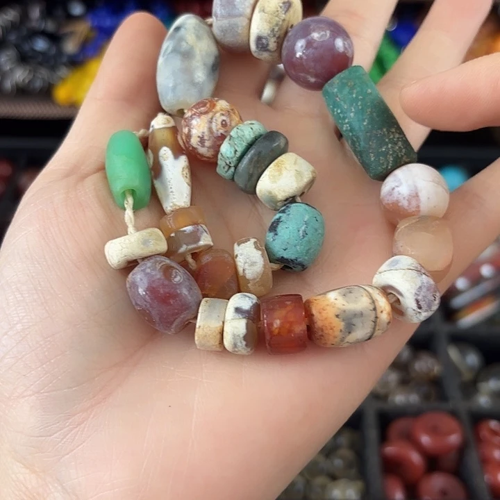 玛瑙/玉髓未镶嵌珠宝半成品丘*