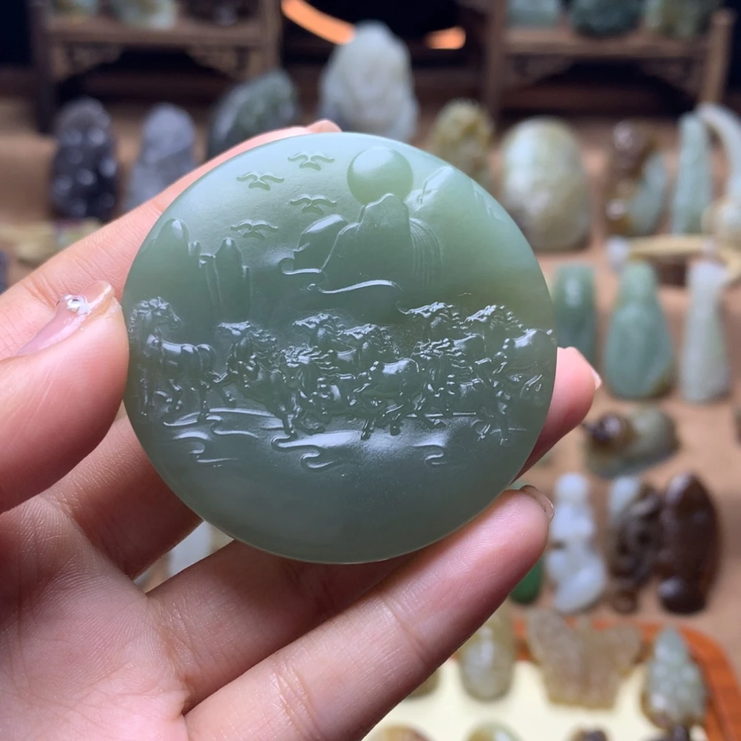 和田玉挂件未镶嵌用*