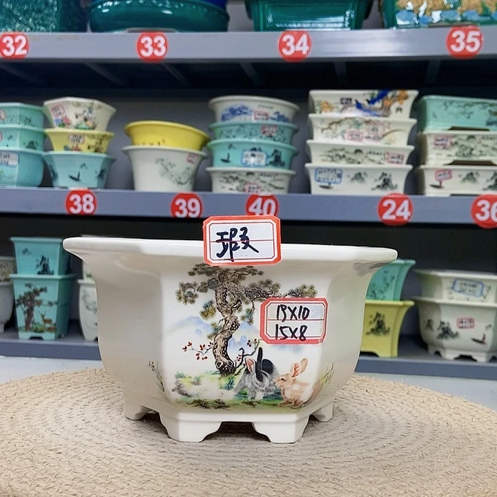 紫砂花瓶紫砂花盆