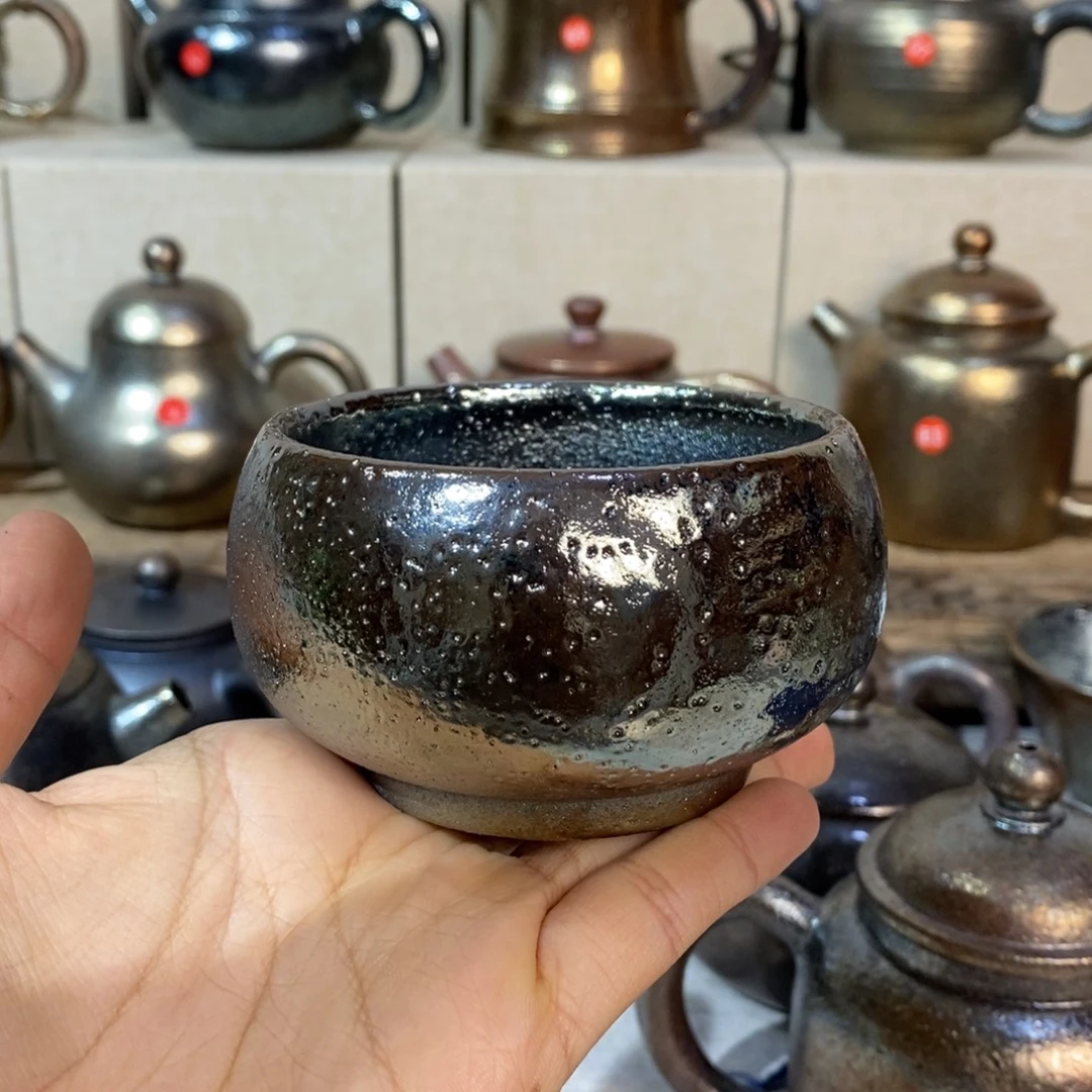 奋***叔云南建水紫陶柴烧杯