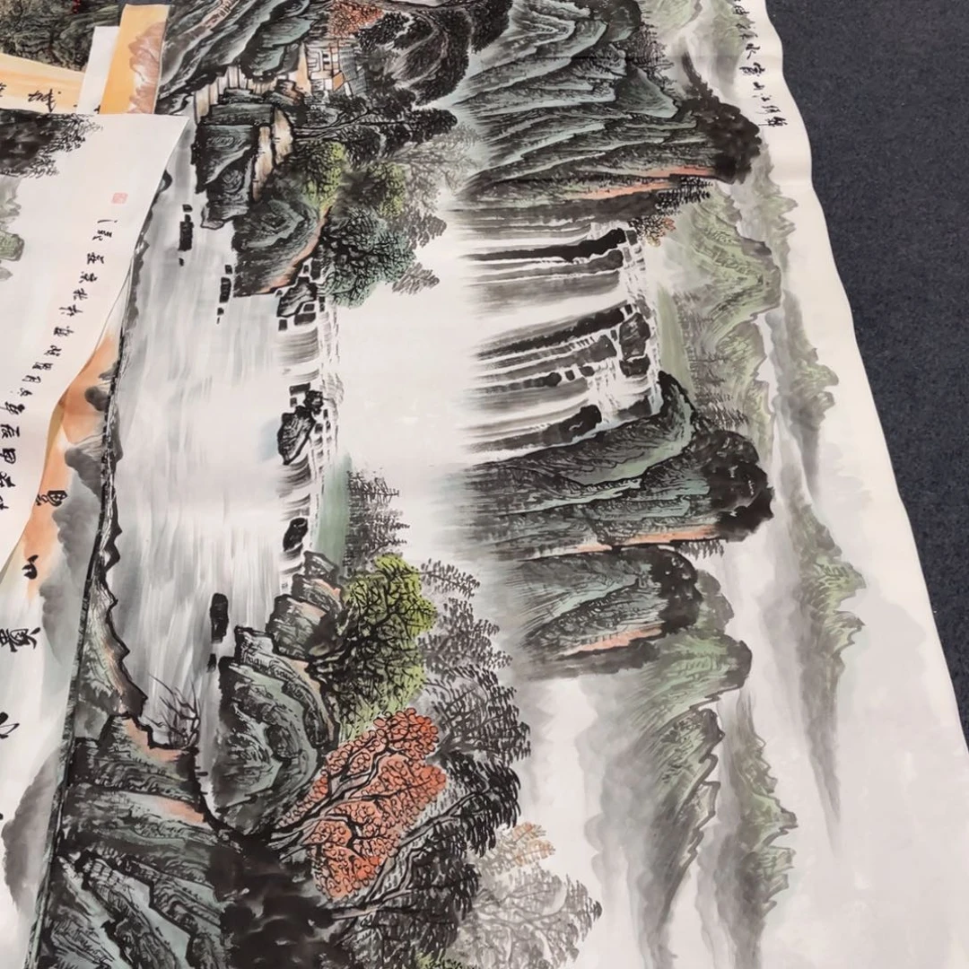 国画处理作品看好再拍哦